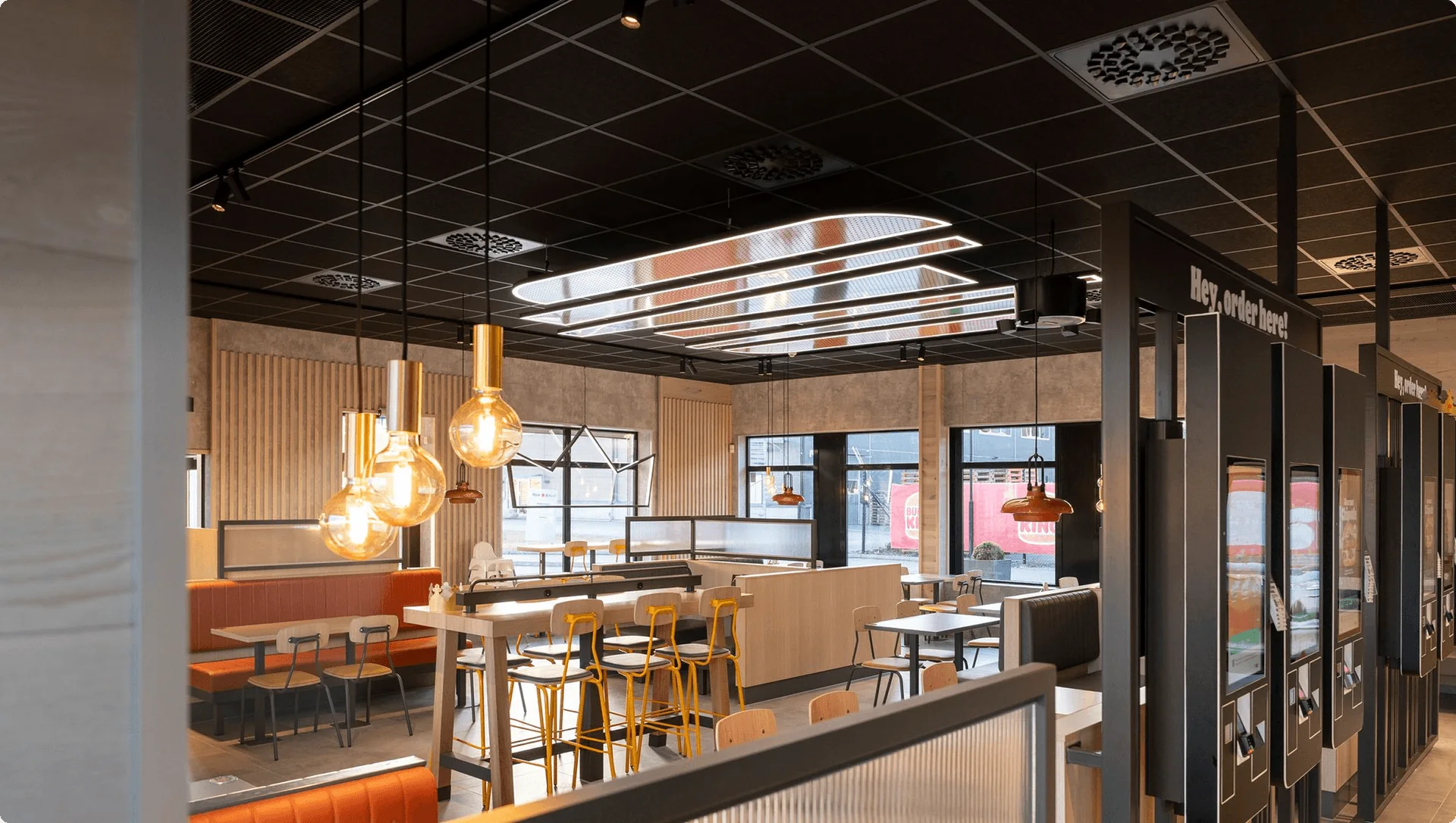 Butiks- och restauranginteriör